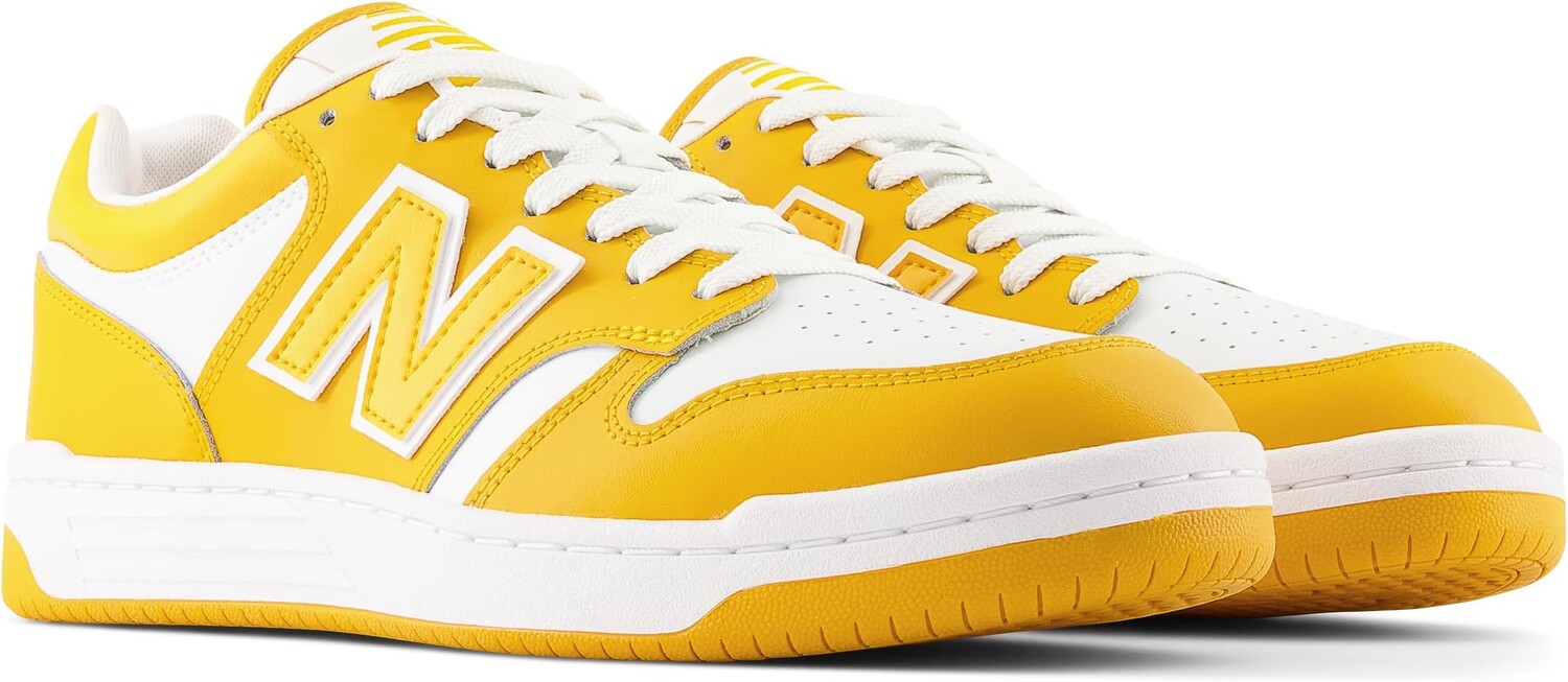 

Кроссовки BB480L v1 New Balance, цвет White/Varsity Gold