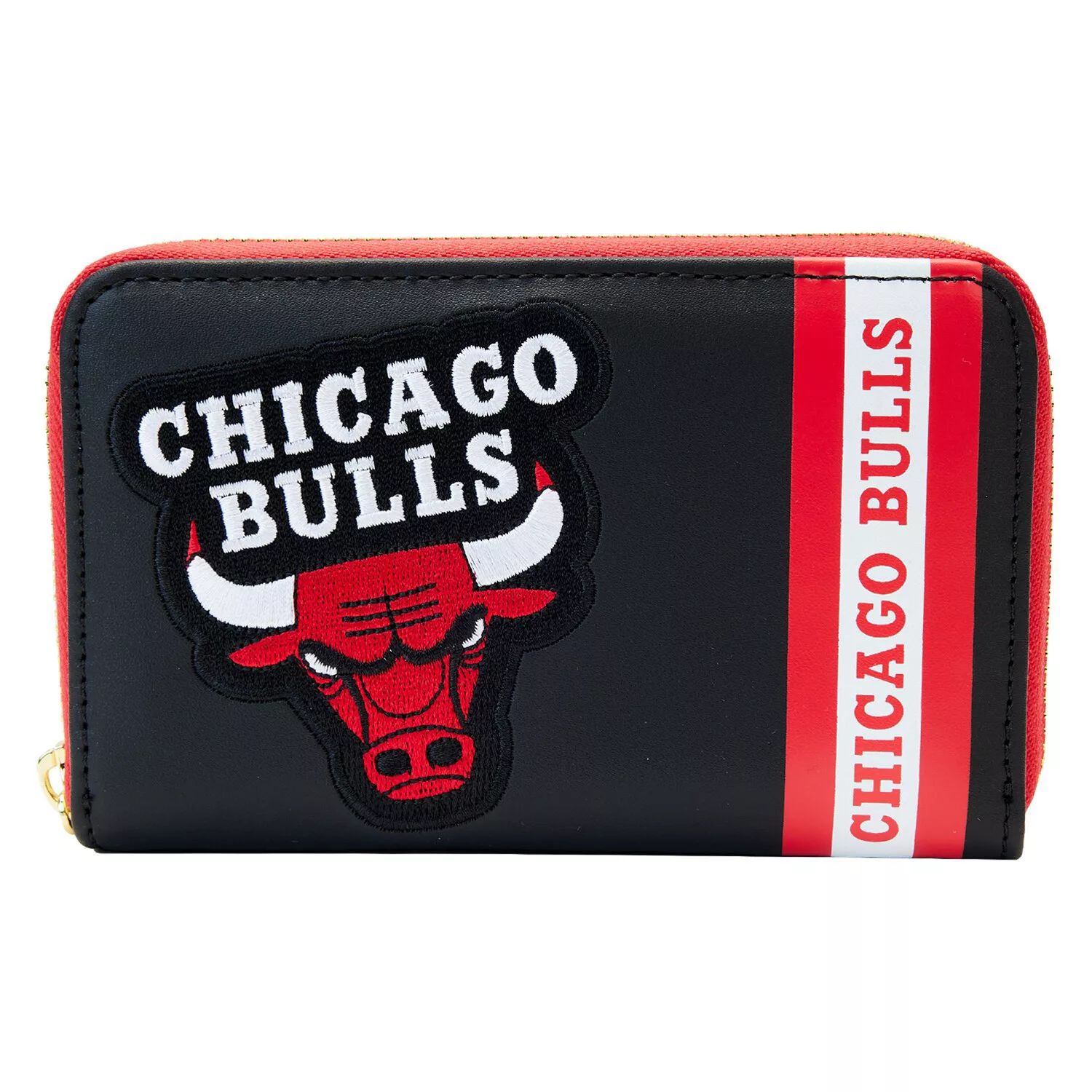Кошелек Loungefly Chicago Bulls с нашивками на молнии кошелек loungefly мультиколор