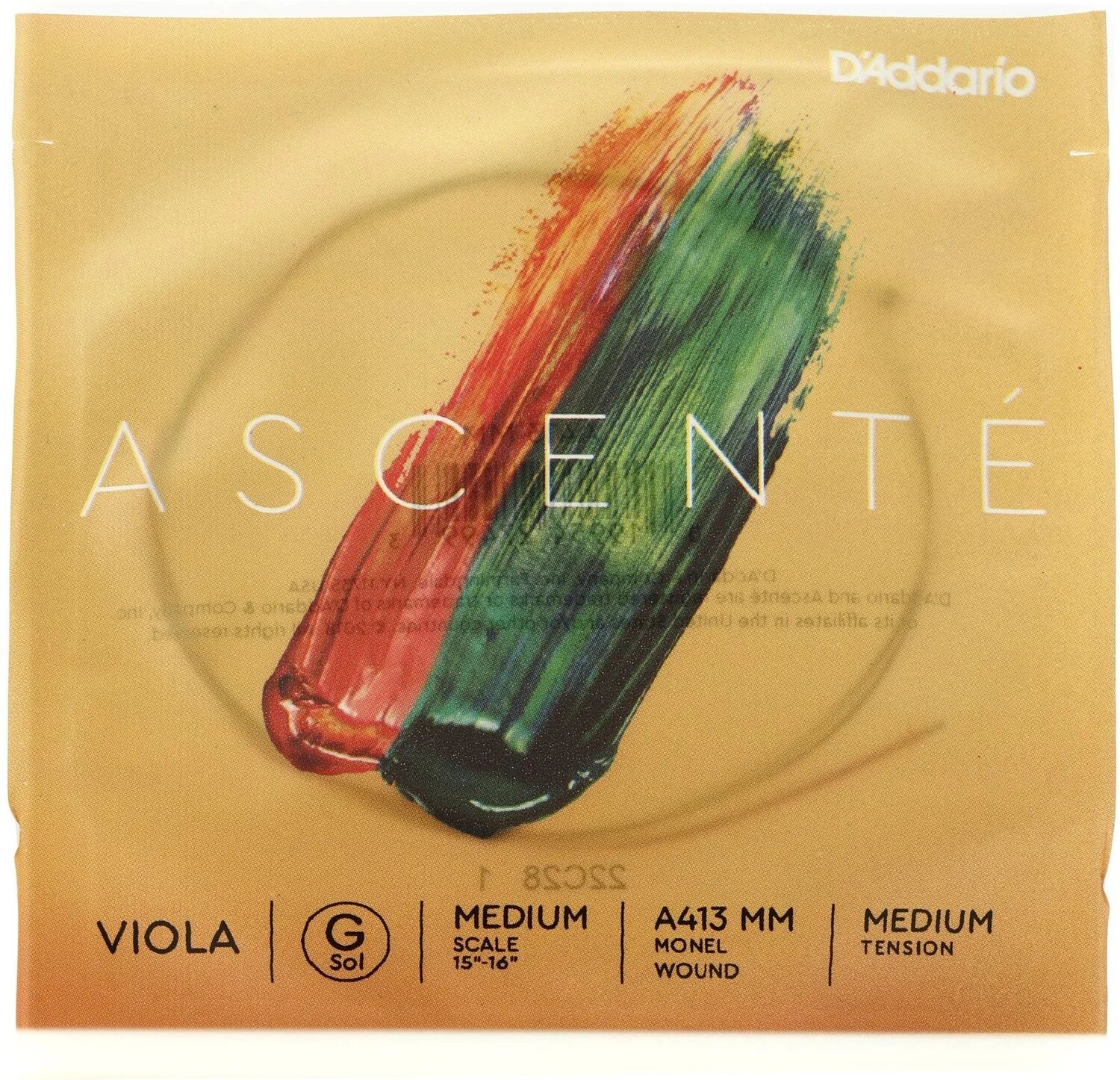 

D'Addario A413 MM Ascente Viola G Струна - средний строй, среднее натяжение