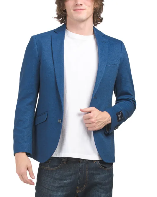 

Текстурированная спортивная куртка Original Penguin, синий