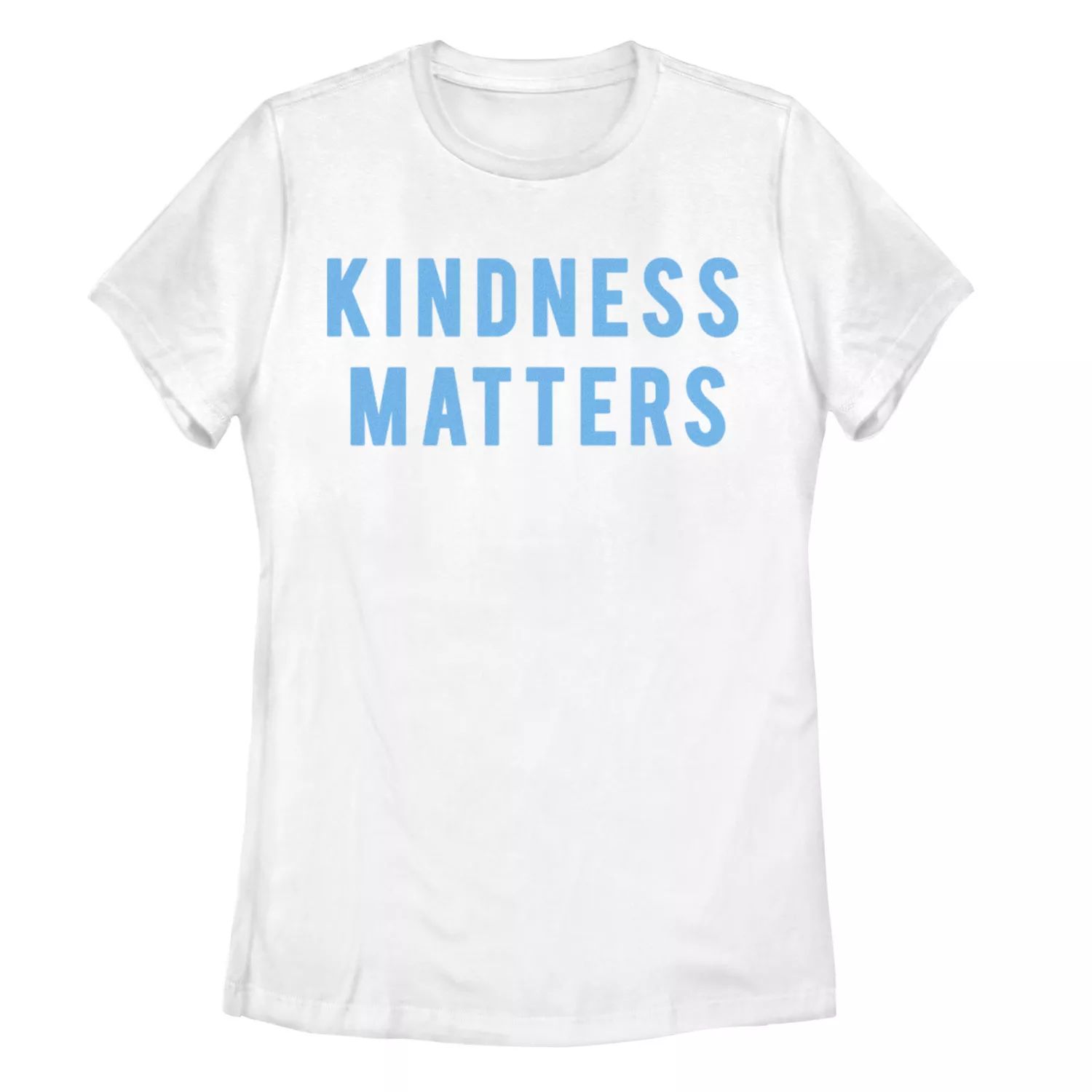 Детская футболка синего цвета с надписью «Kindness Matters» scatter kindness tee dandelion long be happy kindness matters dandelion shirt cute kindness 100% cotton unisex drop shipping