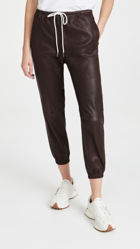 

Джоггеры SPRWMN Leather Drawstring