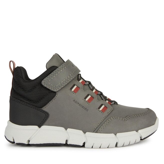 

Вьетнамки Geox J Flexyper Boy B Abx J949XA 032FU C1102 S Grey/Dk Red, серый