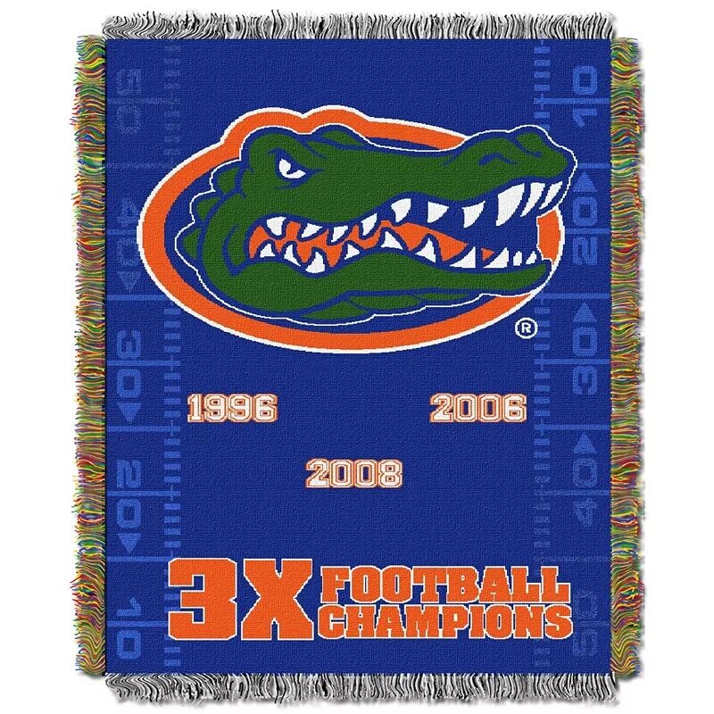 

Тканый плед Northwest Florida Gators размером 48 x 60 дюймов