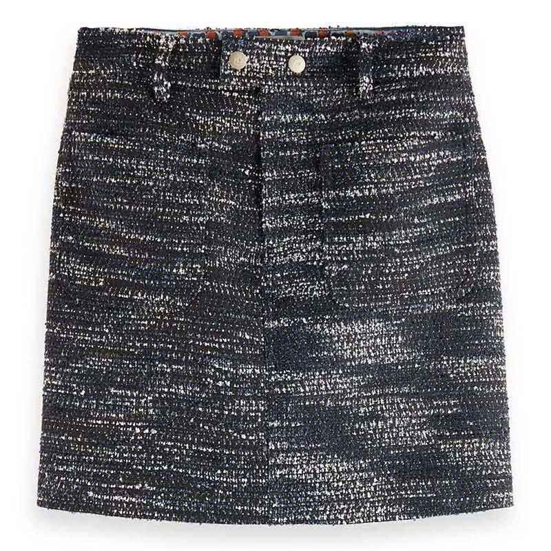 

Короткая юбка Scotch & Soda 173200, серый
