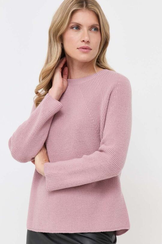 

Шерстяной свитер Max Mara Leisure, розовый