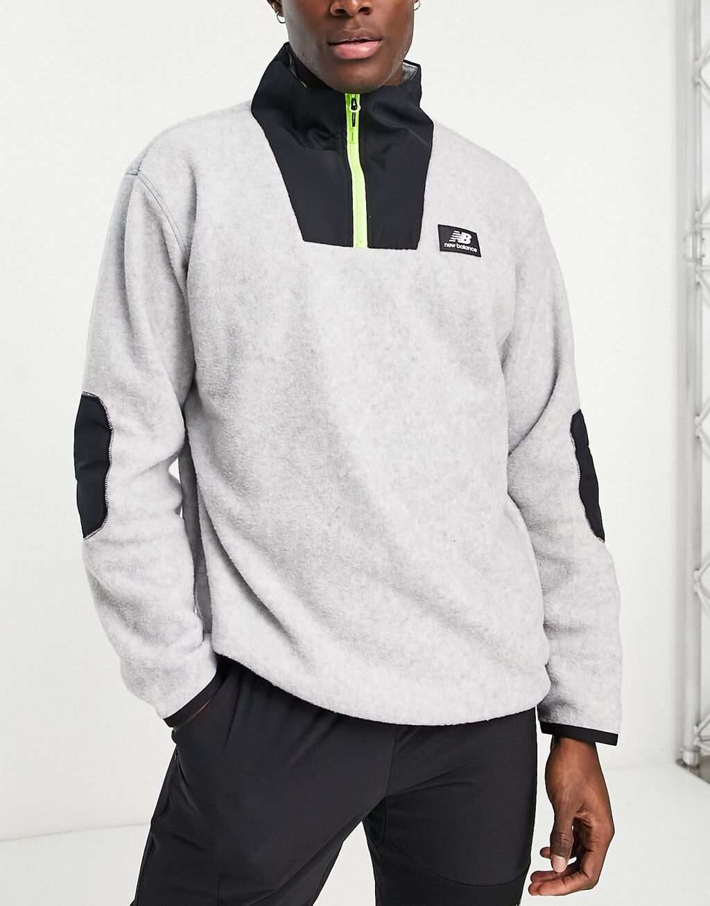 

Серый топ унисекс All Terrain Spinnex на молнии 1/4 New Balance