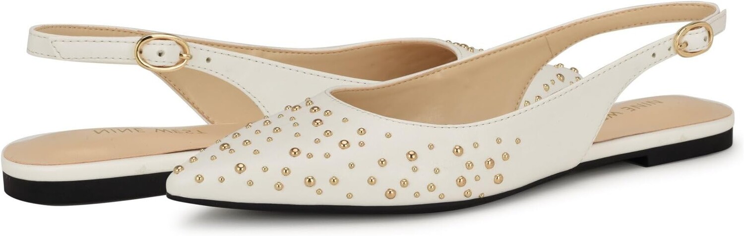 

Туфли на плоской подошве Nine West Beamz, белый