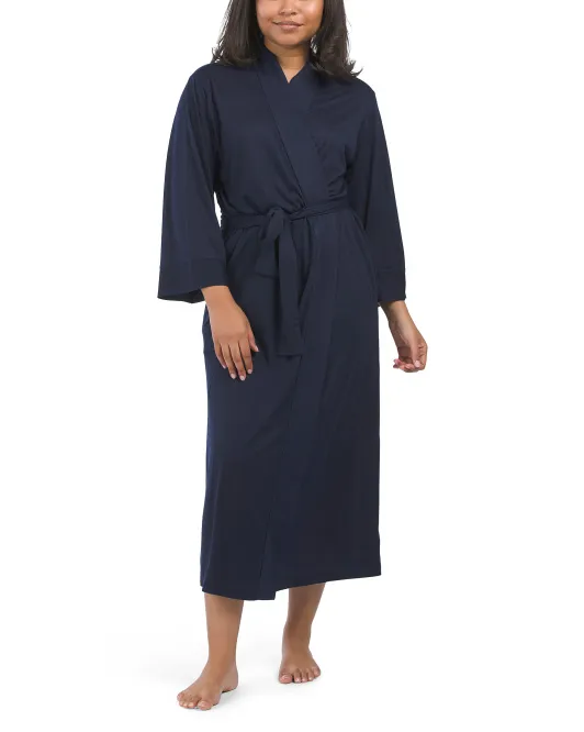 

Длинный легкий халат Конго N Natori, цвет Midnight Navy