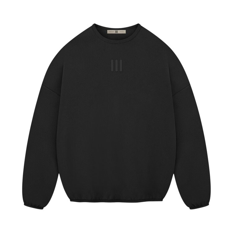 

Толстовка adidas x Fear of God Athletics Suede Fleece Crewneck, черный
