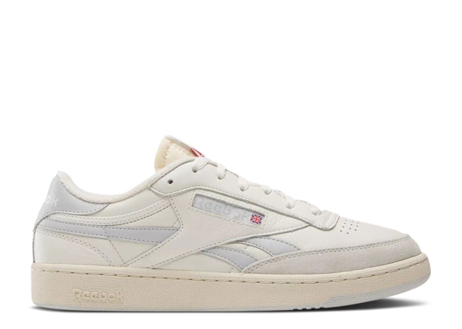 кроссовки reebok classic club c revenge unisex chalk pure grey bright ochre Кроссовки Reebok Club C Revenge Vintage 'Chalk Pure Grey', кремовый