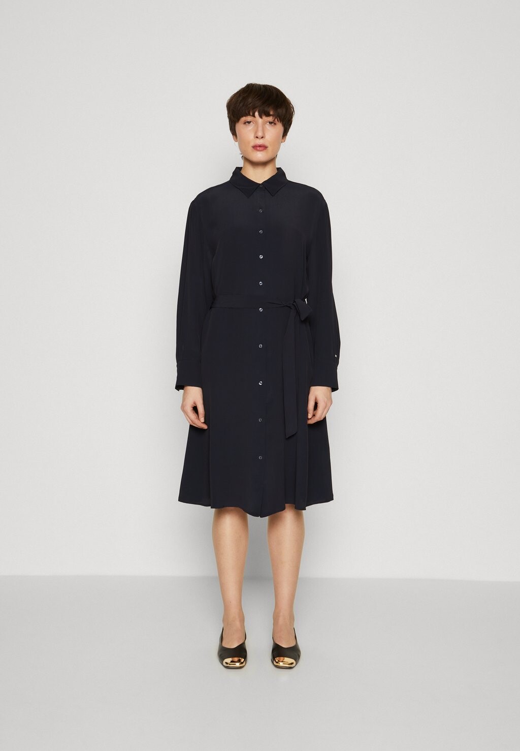 

Платье-рубашка KNEE DRESS Tommy Hilfiger, темно-синий