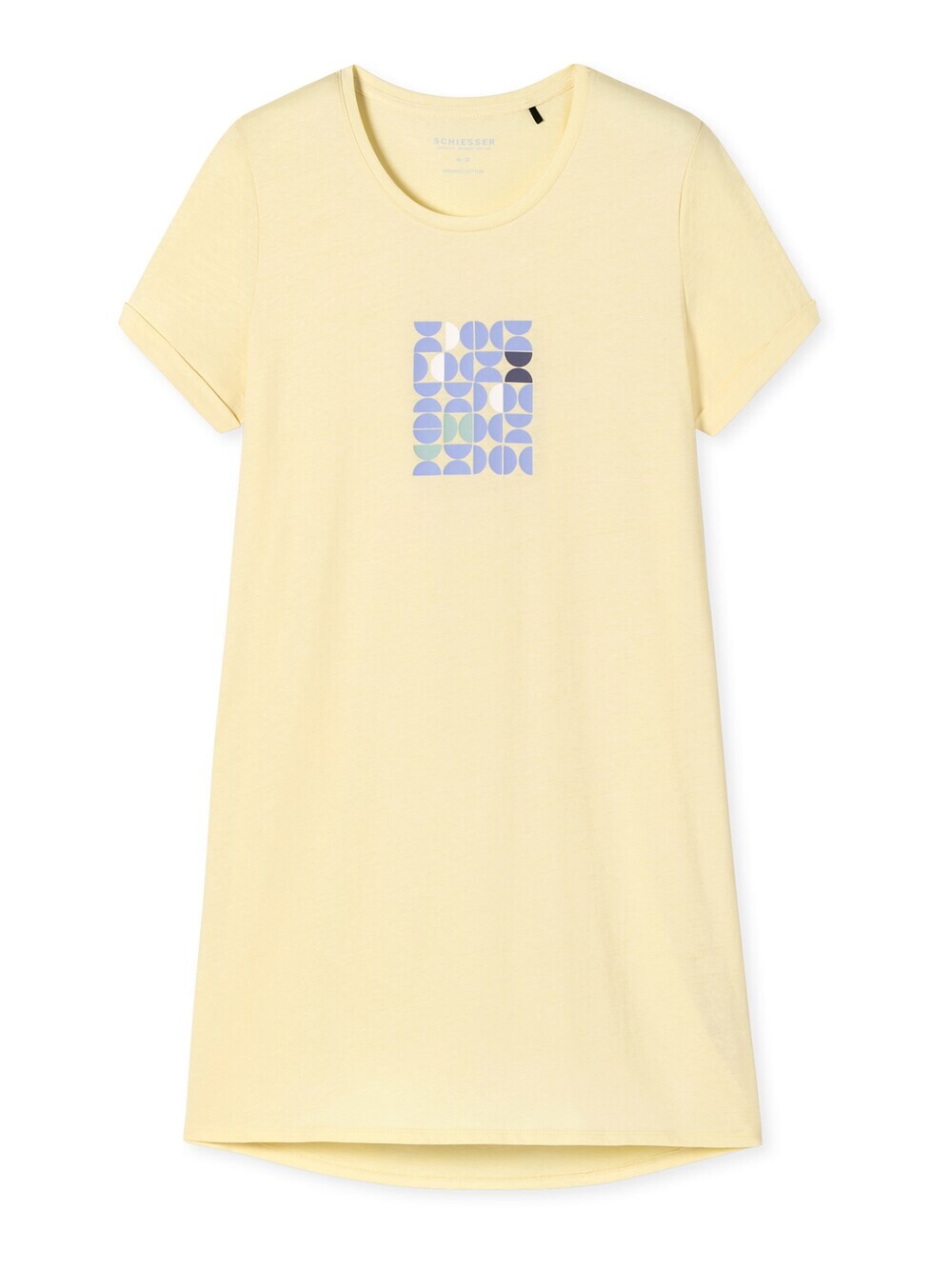 

Ночная рубашка SCHIESSER Essential Nightwear, светло-желтого