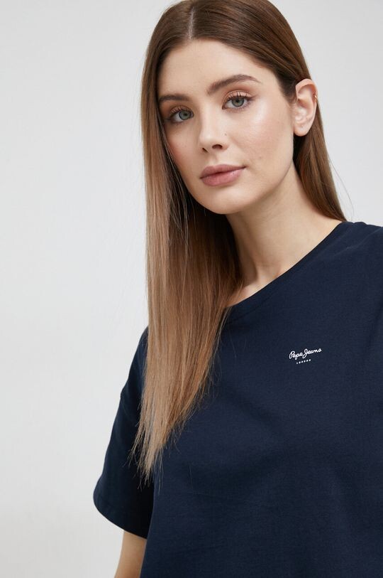 

Футболка Wimani из хлопка Pepe Jeans, темно-синий