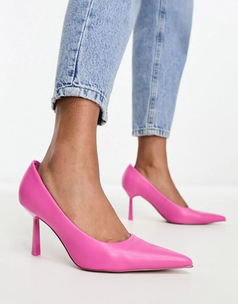 

Розовые туфли на среднем каблуке ASOS Sterling, Серый