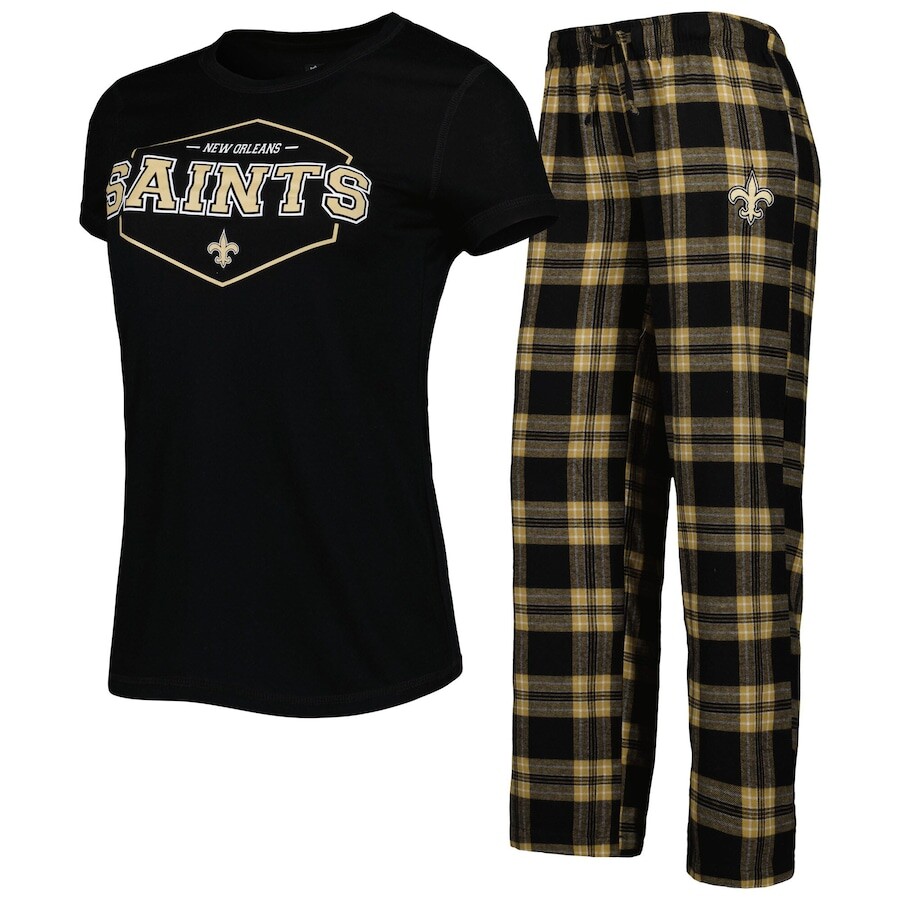 

Пижамный комплект Concepts Sport New Orleans Saints, черный