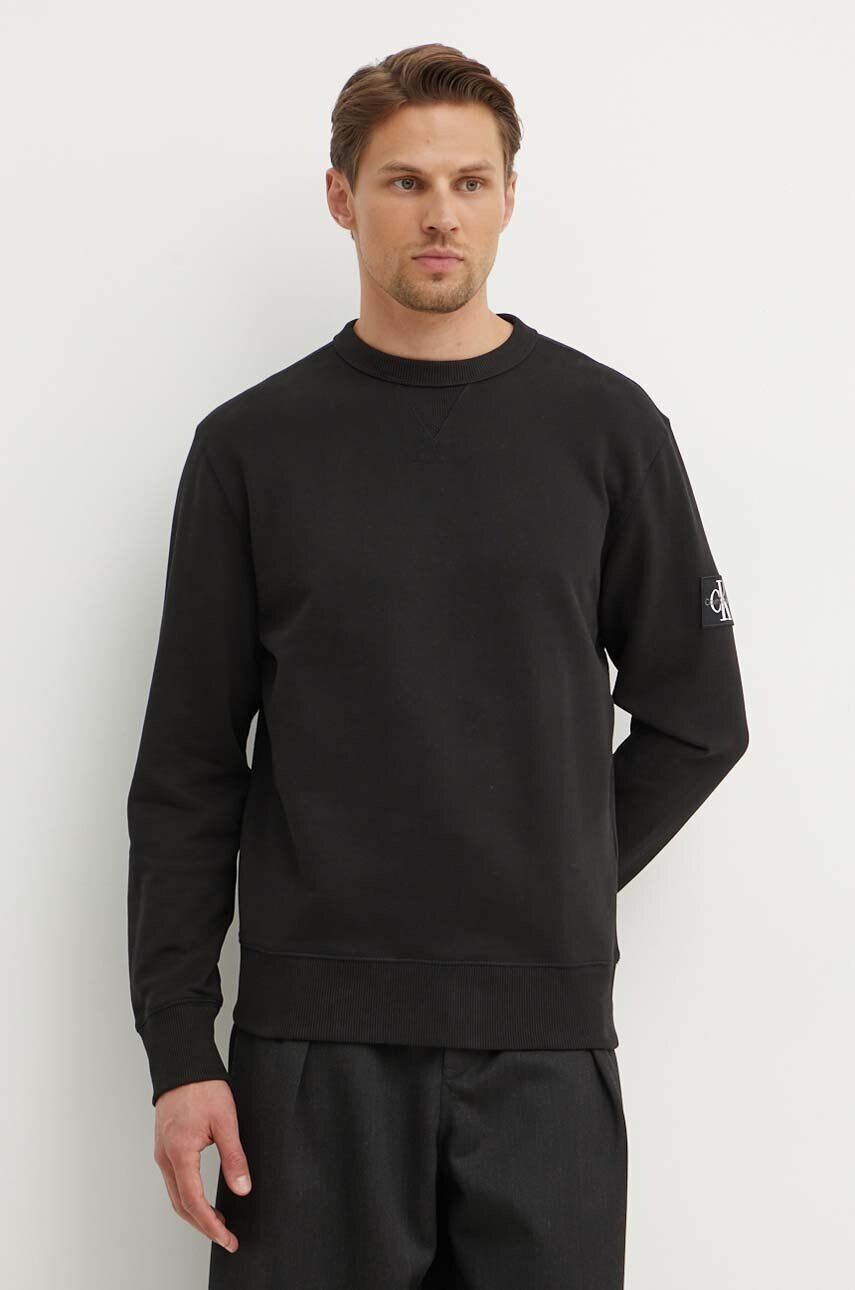 

Хлопковая толстовка Calvin Klein Jeans, черный