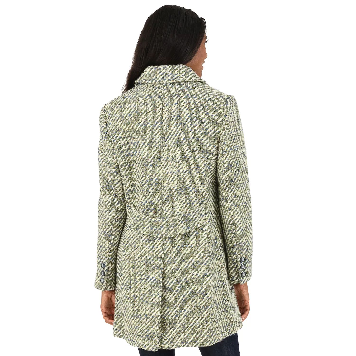 Женское пальто из смесовой шерсти из букле Fleet Street Fleet Street, зеленый