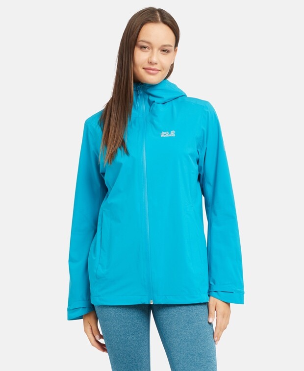 

Дождевик Jack Wolfskin, бирюзовый