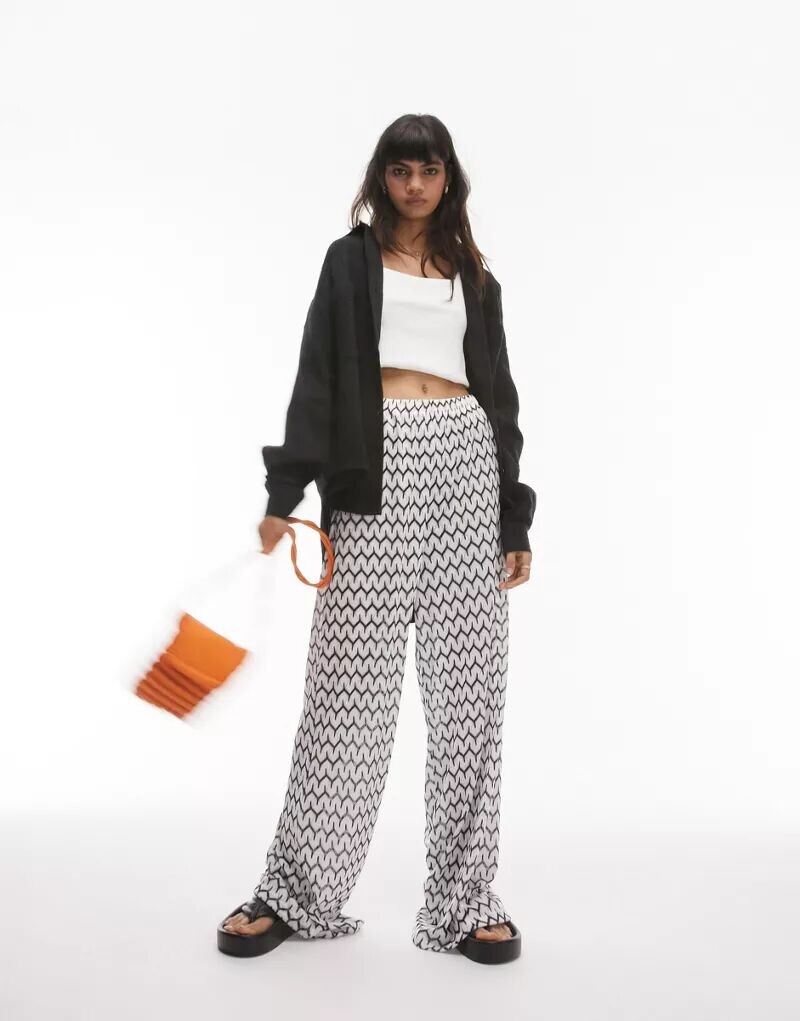

Черная повседневная хлопковая рубашка Topshop