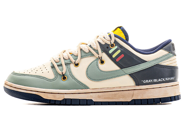 

Кроссовки Nike Unisex Dunk Low Retro Серый/Черный/Хаки