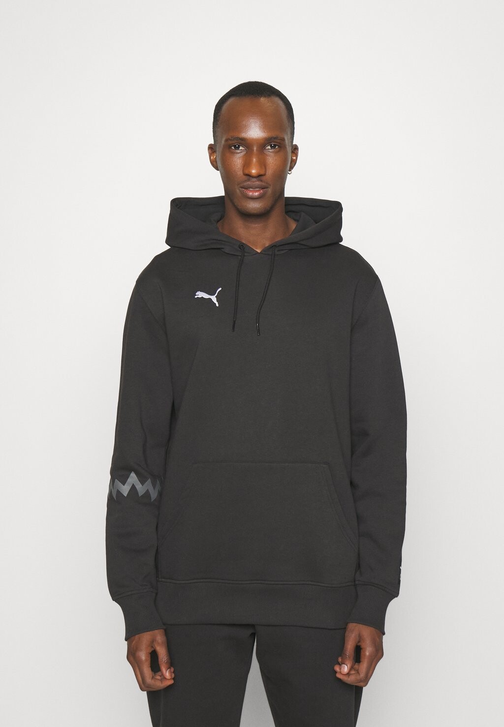 

Худи Puma Hoops Team Hoodie, пума черный, Серый