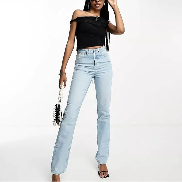 

Джинсы Asos Design Tall 90s Straight Leg, голубой