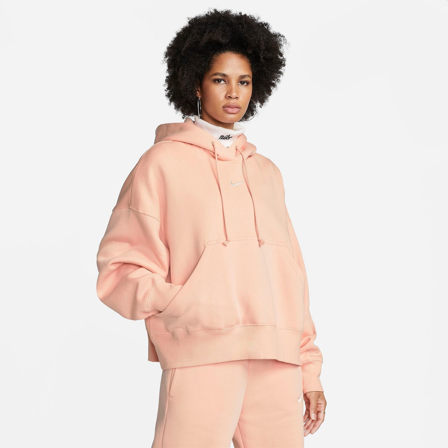

Толстовка Nike Sportswear Phoenix Fleece Oversized Pullover, светло-розовый