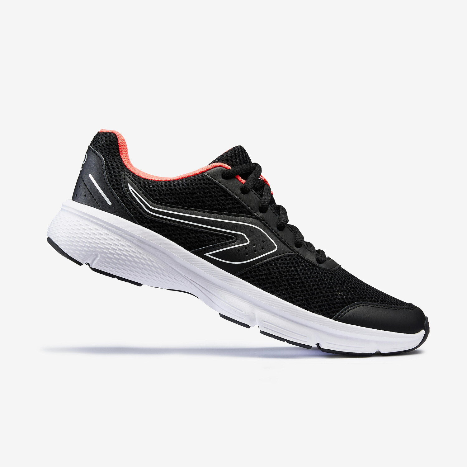 

Кроссовки Run Cushion женские черные/коралловые KALENJI, черный