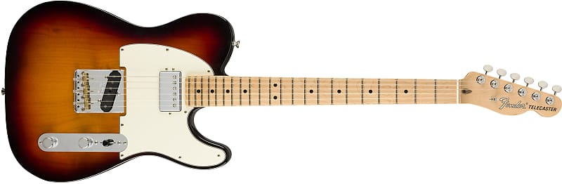 цена Fender American Performer Telecaster с кленовой накладкой хамбакер, 3 цвета Sunburst American Performer Telecaster with Humbucking Maple Fingerboard 3-Color Sunburst