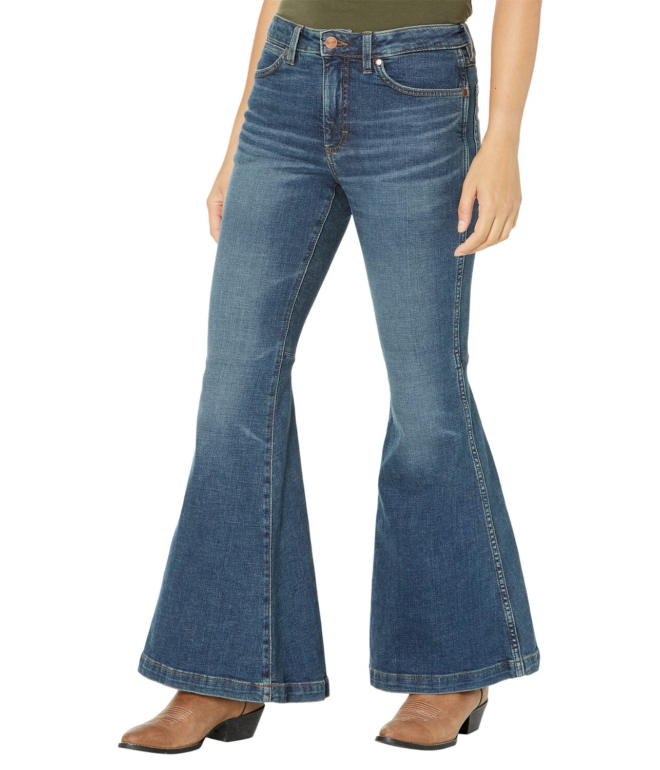 

Джинсы Wrangler, Retro Green Jeans Flare in Jana