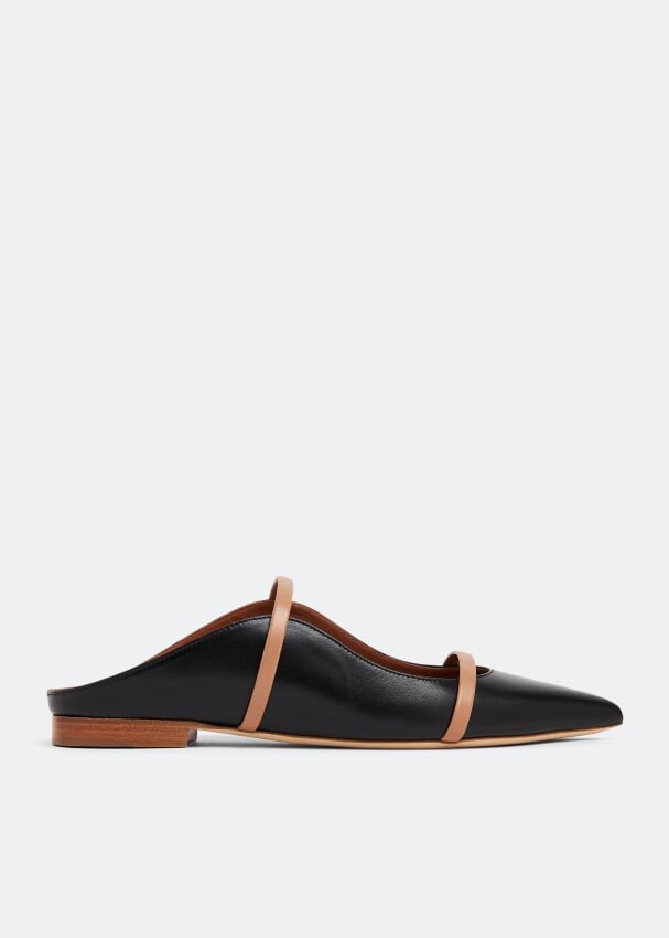 

Мюли MALONE SOULIERS Maureen flat mules, черный
