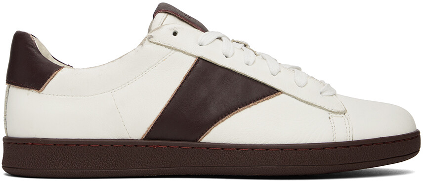 

Бело-бордовые кроссовки Court Rhude