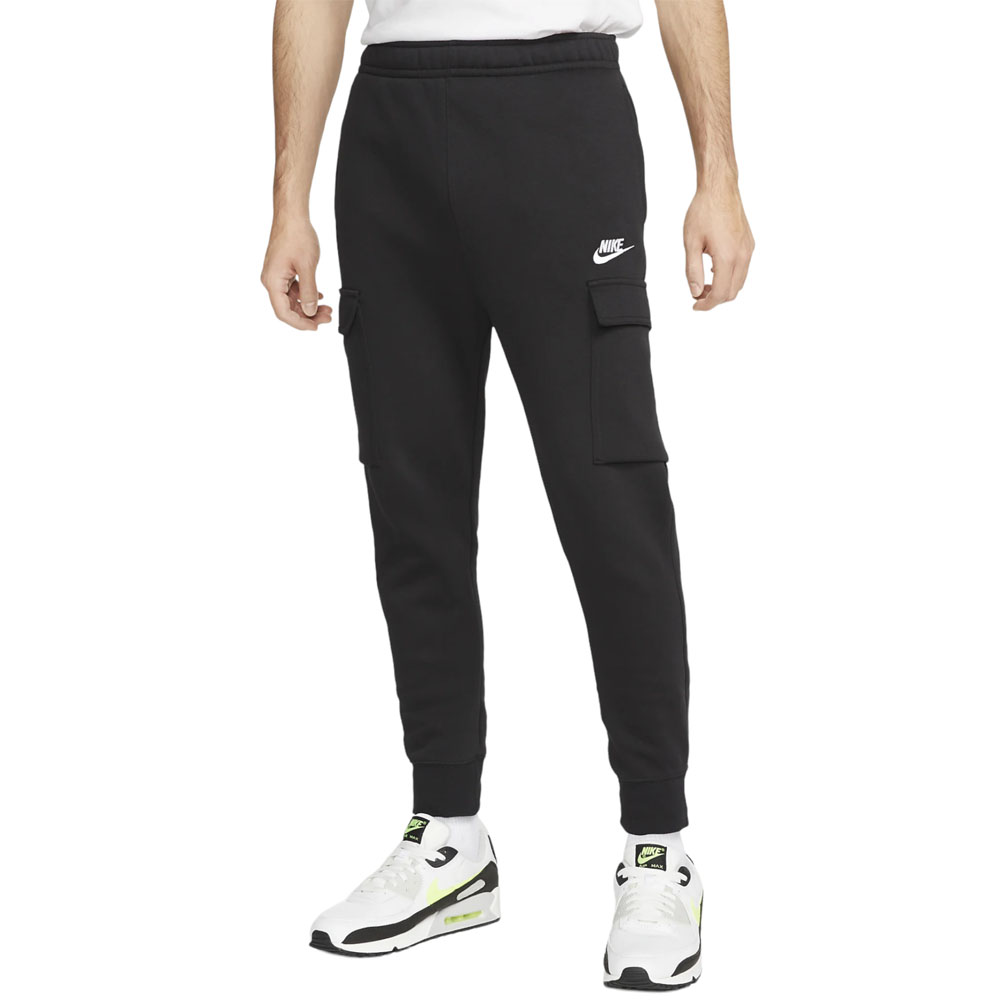 nike брюки мужские nike sportswear club размер 46 48 Мужские брюки спортивные Nike Sportswear Club Fleece, черный