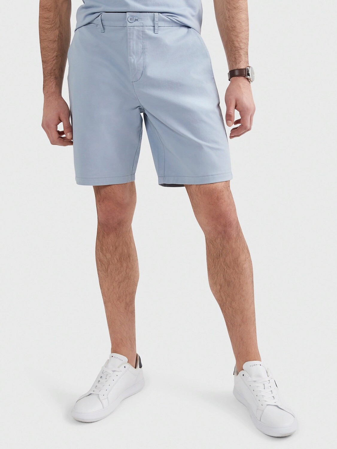 

Шорты Tommy Hilfiger Straight Fit Twill 9" Chino, светло-голубой