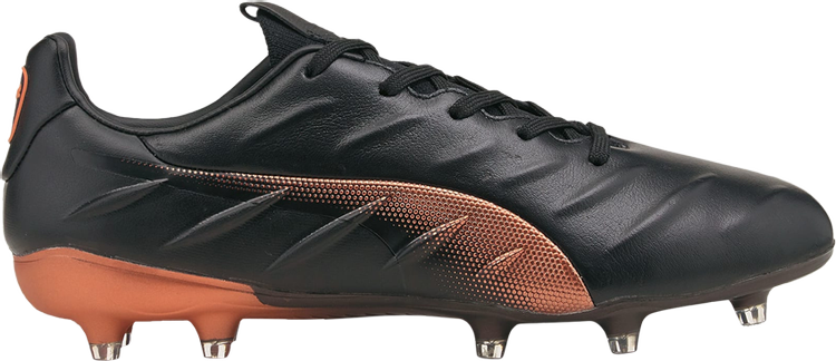 

Бутсы Puma King Platinum 21 FG AG Black Neon Citrus, черный