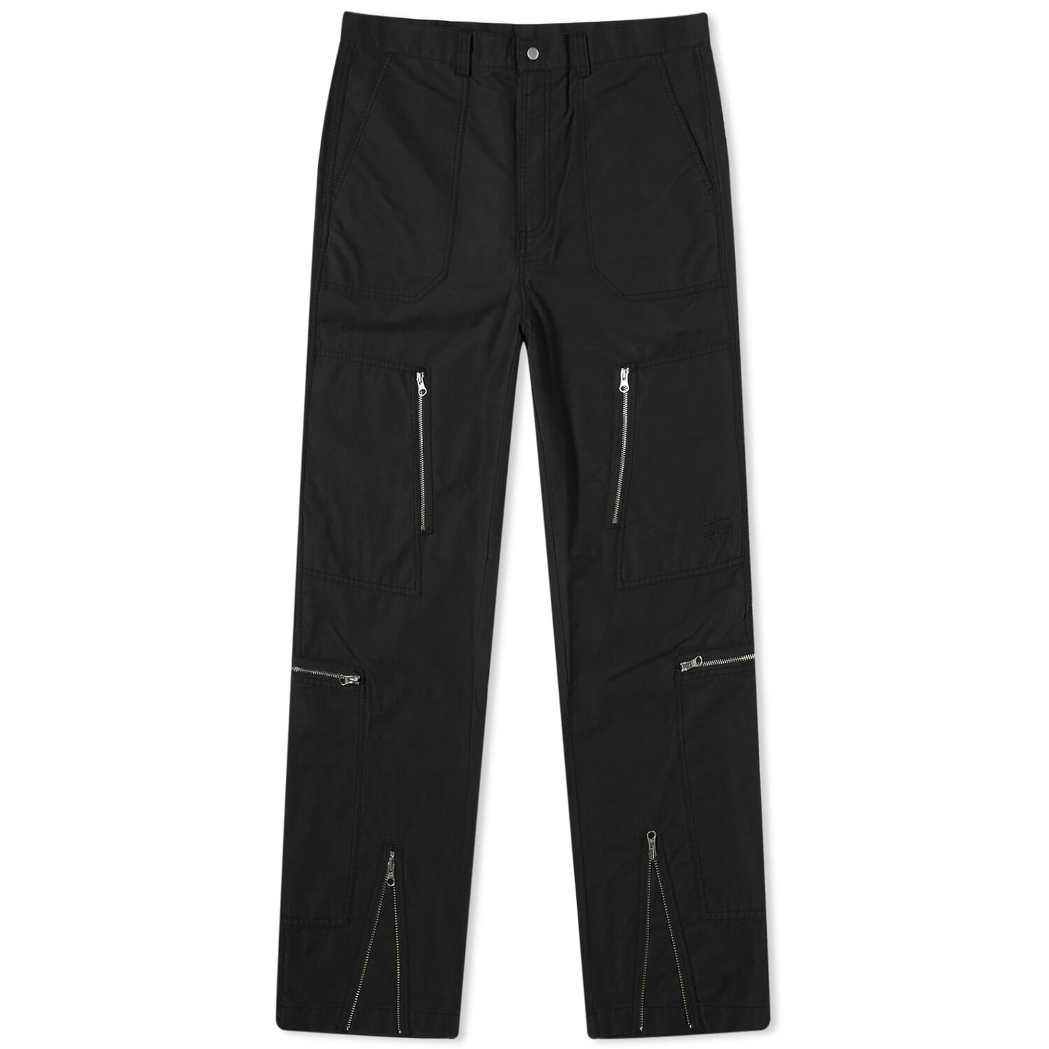 Брюки Stussy Nyco Flight Pant, черный