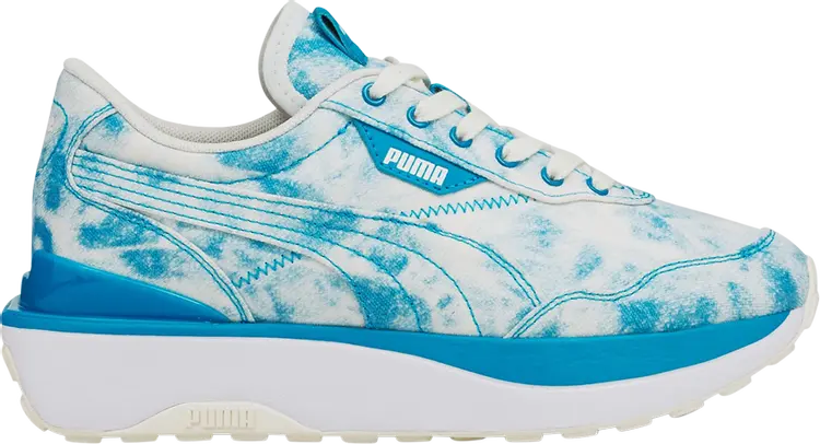

Кроссовки Puma Wmns Cruise Rider Tie Dye - Hawaiian Ocean, синий