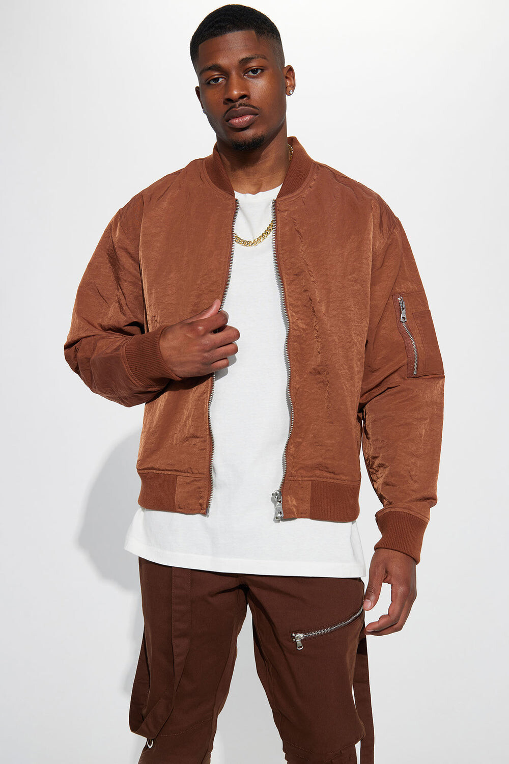 

Куртка Fashion Nova ZDF01O310007, коричневый