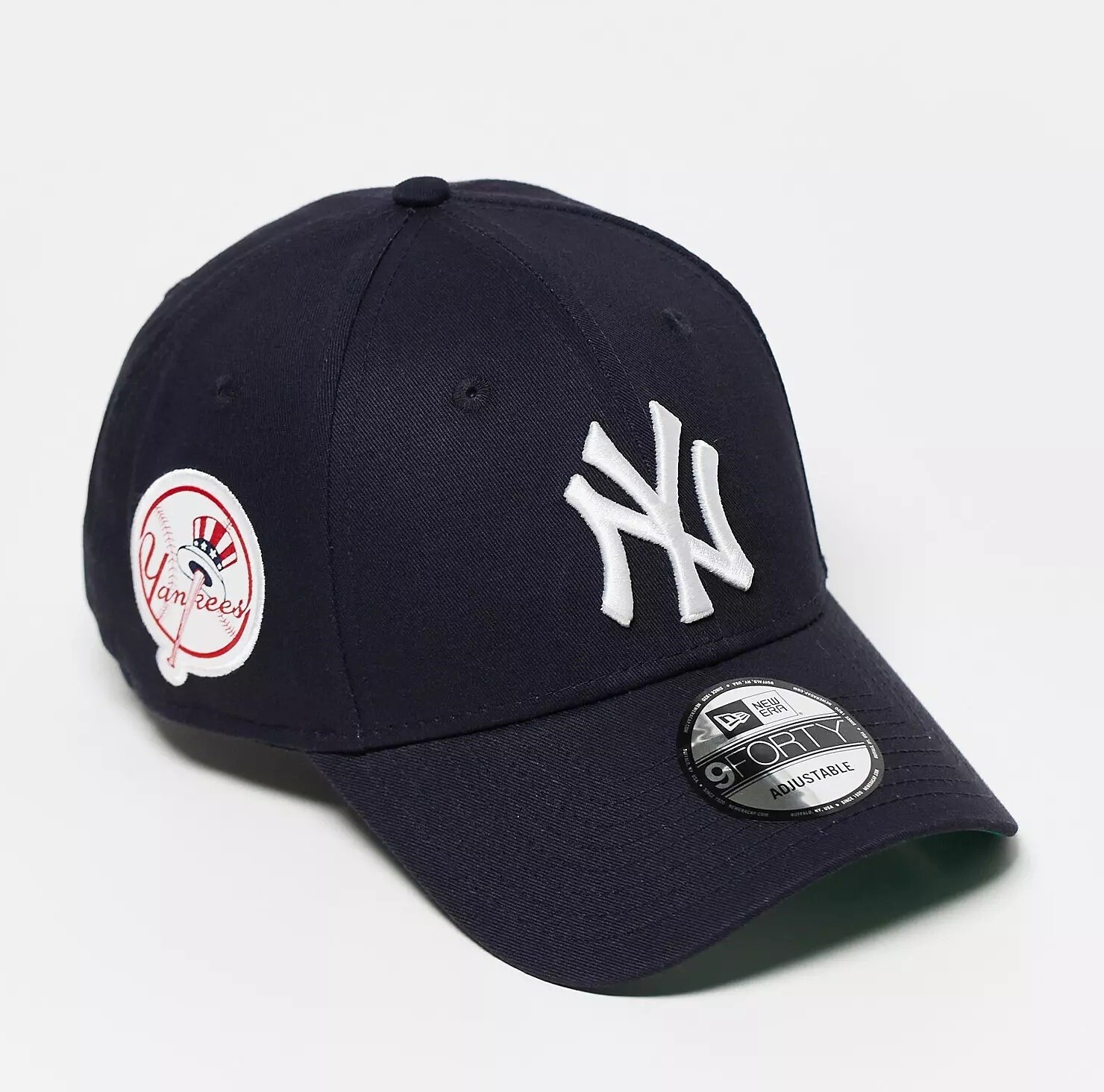 

Кепка New Era 9forty New York Yankees Side Patch Unisex, темно-синий, белый