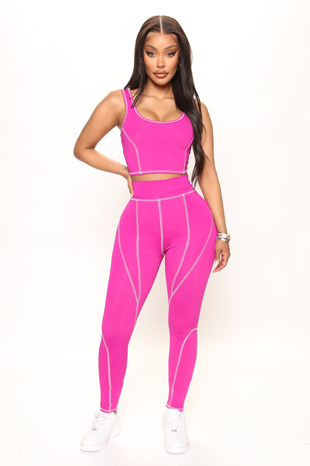 

Леггинсы Fashion Nova TP3069, пурпурный