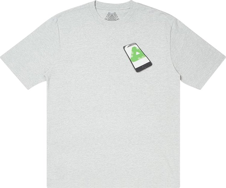 Футболка Palace Tri-Phone T-Shirt 'Grey Marl', серый