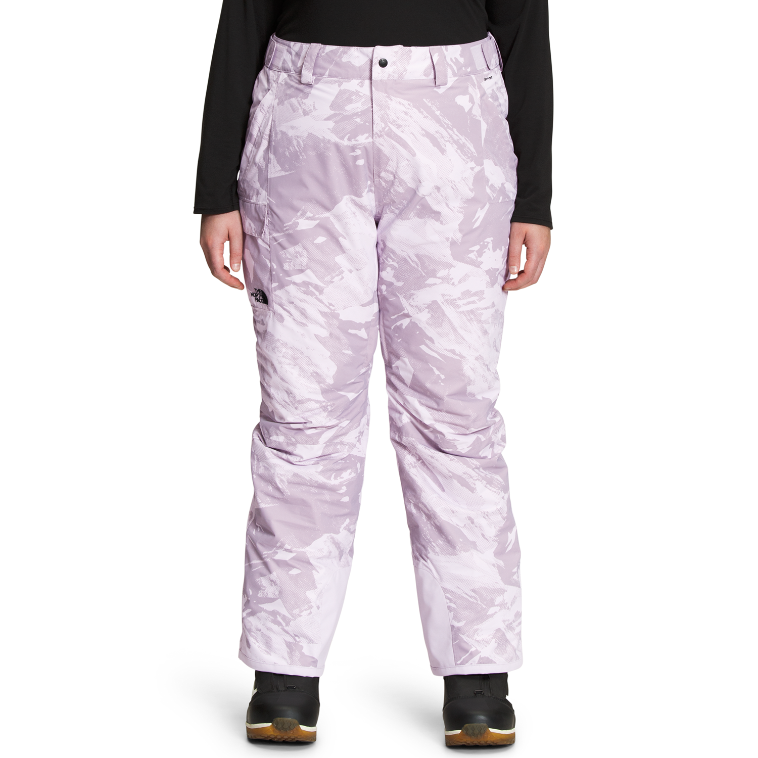 Брюки женские The North Face Freedom Insulated Plus Plus, lavender tonal mountainscape print - фото