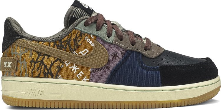 Кроссовки Nike Travis Scott x Air Force 1 Low PS 'Cactus Jack',  многоцветный выгодно купить за рубежом через сервис CDEK.Shopping