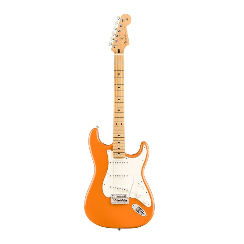 

Электрогитара Fender Player Stratocaster Maple Fretboard (оранжевый Capri) Fender Player Stratocaster Maple Fretboard Electric Guitar (Capri Orange)