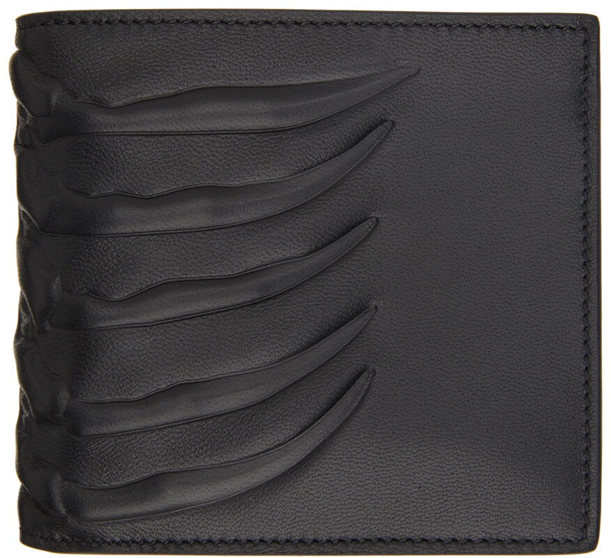 

Черный бумажник Rib Cage Bifold Alexander McQueen