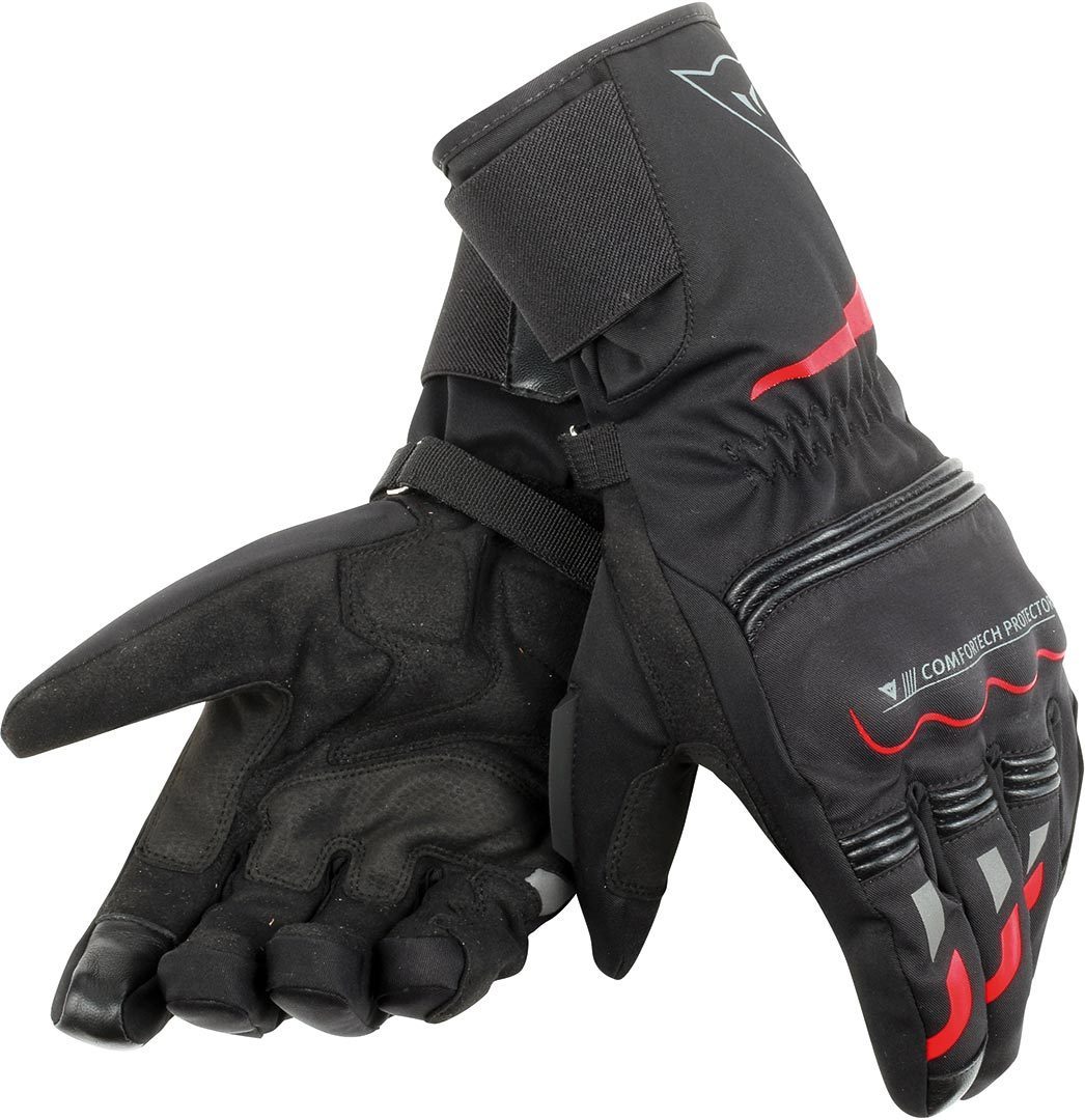 Перчатки Dainese Tempest Unisex D-Dry длинные мотоциклетные, черный/красный длинные перчатки q36 5 anfibio черный