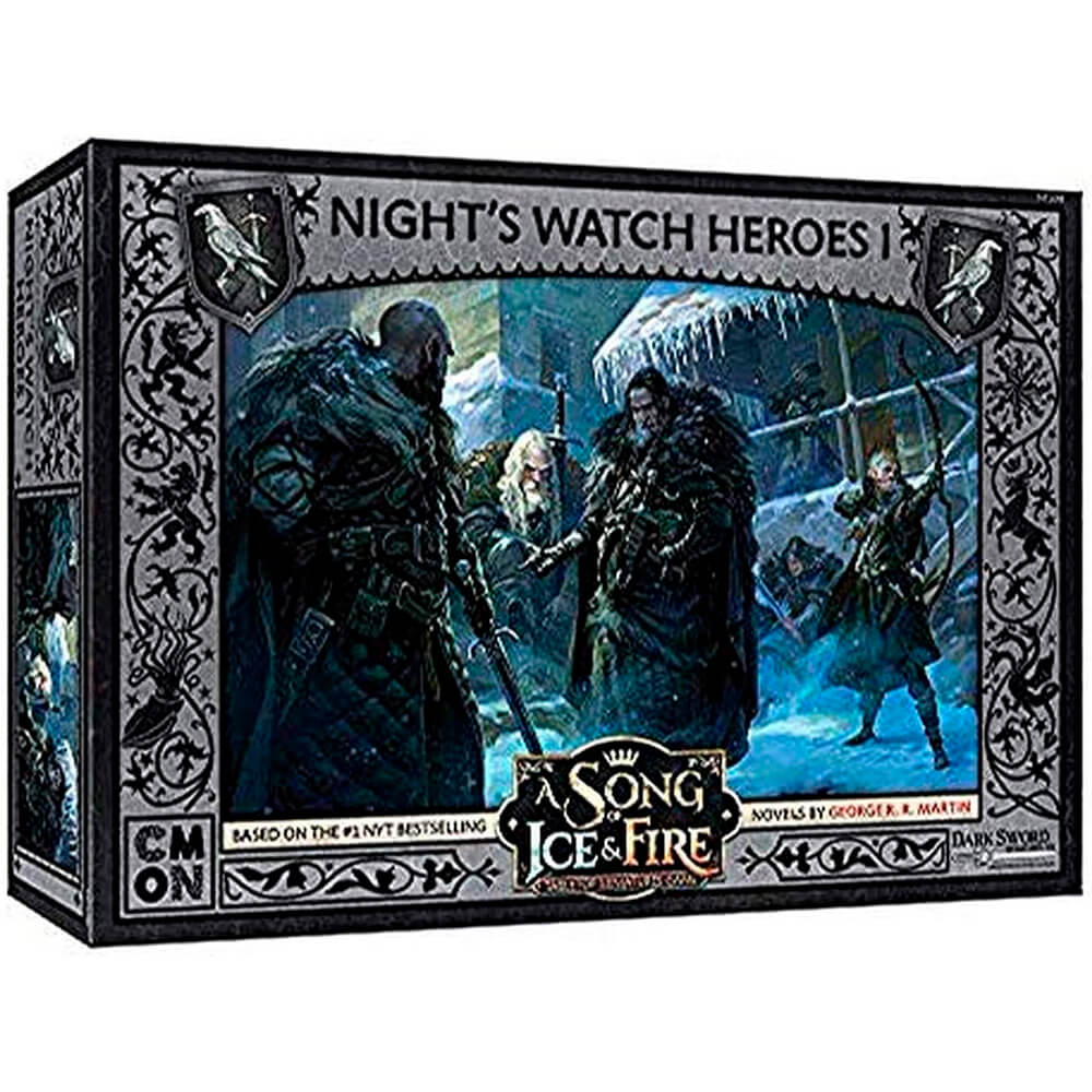 цена Дополнительный набор к CMON A Song of Ice and Fire Tabletop Miniatures Game, Night's Watch Heroes I