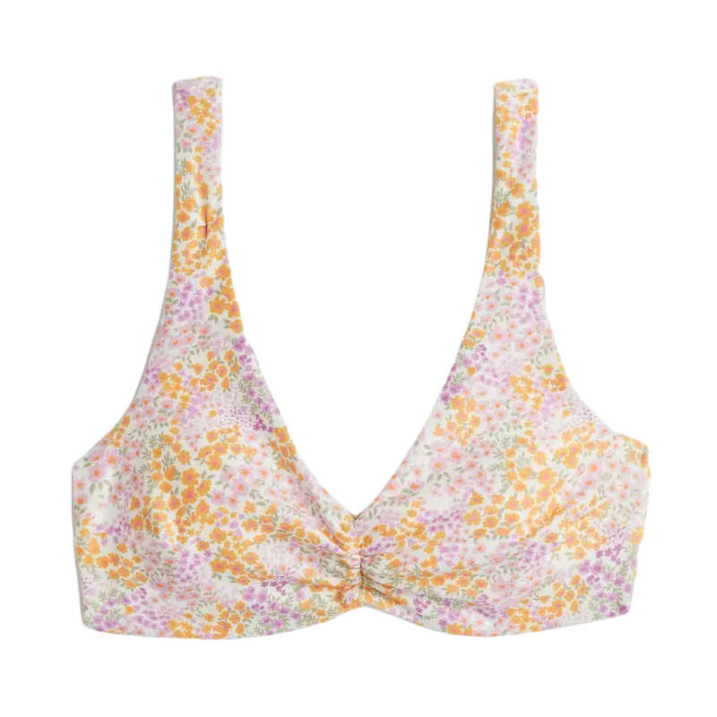 

Лиф H&M Padded Bikini with Lace-up Back, белый
