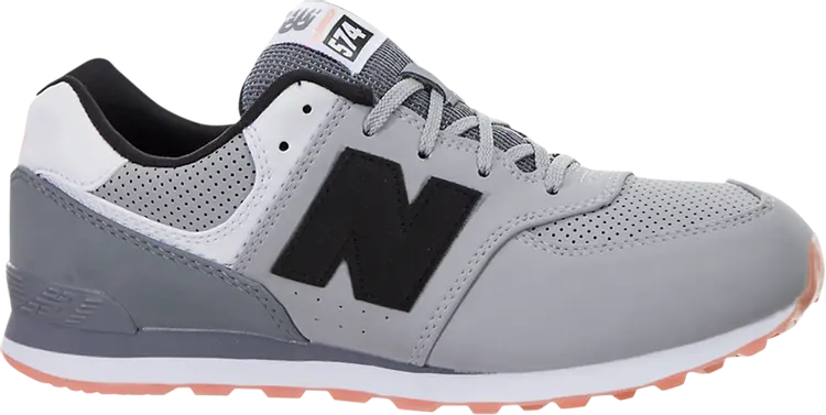 

Кроссовки New Balance 574 Big Kid Wide 'State Fair - Grey', серый